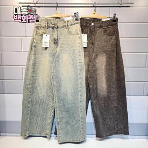 유솔대동백화점 DP01 옆 주름 와이드데님 ULTJ25801