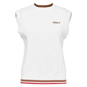 [와이드앵글]여성 CO 전판 패턴 라운드 베스트 L  WWU25K53W3