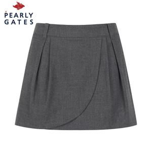 [파리게이츠] 파리게이츠 여성 백 플리츠 밴딩 큐롯 스커트 521E3PS206_GY
