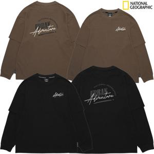 [내셔널지오그래픽키즈] 레이어드 싱글 티셔츠 K253UTS030