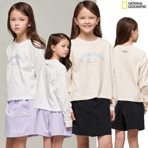 내셔널지오그래픽키즈  여아 싱글 티셔츠 세트 K243GPB010