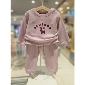 블루독베이비[hu]25.FW신상 PU)블루독BASIC상하세트B 45A70-672-02 상하복 가을겨울 등원복 맨투맨상하복