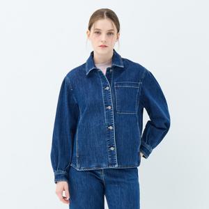 [유닛]셔링 포인트 데님 자켓 UFKWJA367N