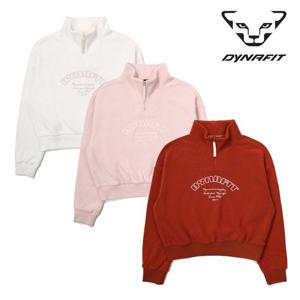 LJS  다이나핏  여성 FLUFFY (플러피) 오버 핏 반집업 맨투맨 (YWW23259)