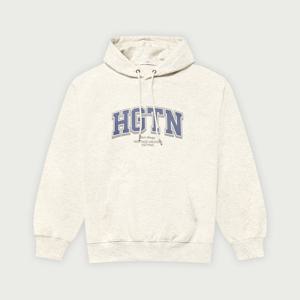 공용 더블페이스 프론트 빅 행텐 후드 티셔츠_101(10530-031-652-07)