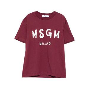 키즈 엠에스지엠 폴로 셔츠 F5MSJUTH007 MS034 Bordeaux