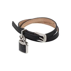 25 FW 톰포드 여성 블랙 가죽   스톤 브레이슬릿 252076F020002