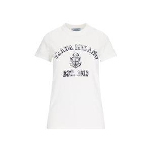 프라다 반팔 티셔츠 3557B OOO 16XQF0009 WHITE