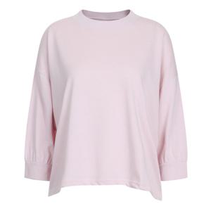 샵앤) 국산 여성 넓은 라운드 루즈핏 워싱 7부 밴딩 티셔츠 DAI-WSH-20801-핑크