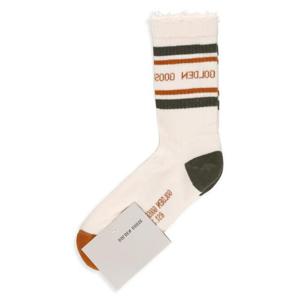 골든구스 언더웨어 GUP00883 P002205 12304 SOCKS HIGH Ivory