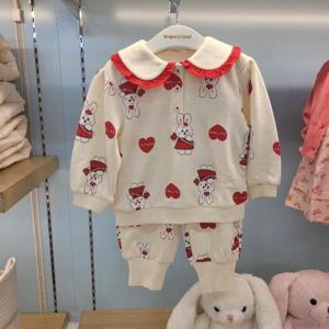 해피랜드 HC09 유아 르솜 카라 상하복 세트 H2721261