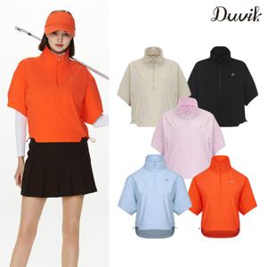듀빅 여성 퍼프소매 반팔 바람막이 점퍼 DE3WWB561