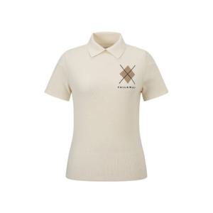 M 캘러웨이골프반팔티 PQC CWSO23F201_IV 여성 카라형 반팔니트