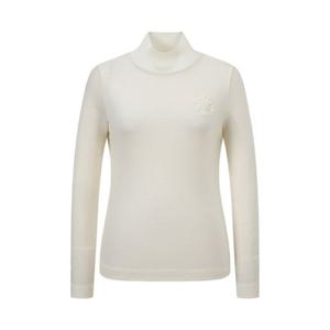 캘러웨이골프긴팔티 PQC CWTH23F401_IV 여성 울 터틀넥 티셔츠