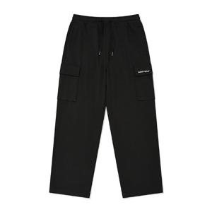 [와키윌리]와키윌리 시그니처 스웻 카고 팬츠 블랙 WA2503PT02BK