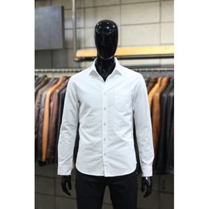 [빠니깔레]MARIO화이트슬림핏 캐주얼코튼셔츠 d-gcsh64wh