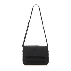 생로랑 모노그램 나일론 플랩 메신저 백 757146 FACKH1000