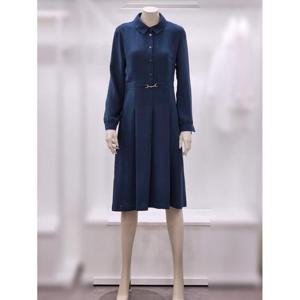 프렐린 세이브존02 허리장식 카라넥 원피스 RJO253021