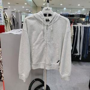 에어워크주니어 sh06 쿠션지 약크롭 무지 후드집업 R257G0551A