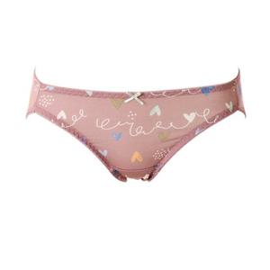 [비너스] 부드러운 모달 아기자기 와인 하트나염 팬티 VPT6262