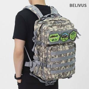 빌리버스 남성 밀리터리 백팩 출장 노트북 수납 와펜 증정 여행용 가방 BSZ561