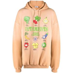 25 FW 베트멍 비건 로고 드로스트링 후드티 UE54HD360EEARTH TP442068299