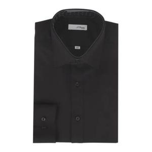 (듀퐁)25년 FW 신상 -SE5FM21LS311SBK(블랙)- 슬림핏 스트레치 솔리드 긴팔셔츠