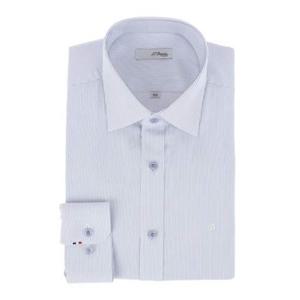 (듀퐁)25년 FW 신상 -SE5FM21LS320SBU(블루)- 슬림핏 구김적은 스트라이프 긴팔셔츠