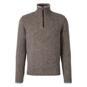 25 FW 페델리 하프 지퍼 골지 오가닉 코튼 스웨터 ECOMLALPACALANA TP442789688