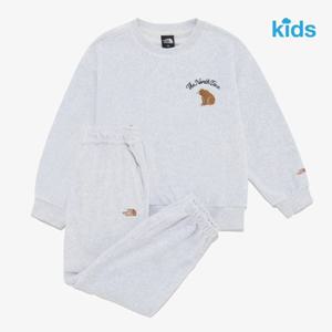 [노스페이스키즈] (NM5MR62S_헤더그레이) 키즈 애니메이트 스  세트   NKUS