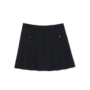 산드로 핀스트라이프 플리츠 미니 스커트 SFPJU01531