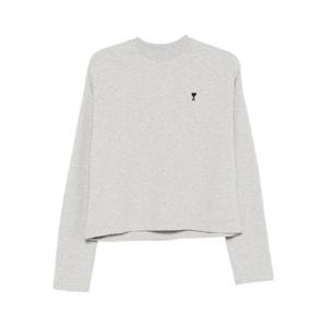 AMI Paris 로고 자수 티셔츠 FSW766730