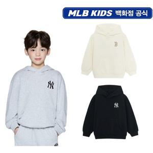 MLB키즈 BASIC 스몰로고 후드티셔츠 (7AHDB015400)