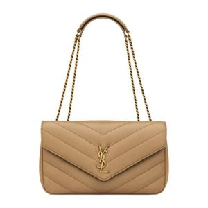 생로랑 퀼티드 쉐브론 플랩 체인 숄더 백 801439 AAEAX2357