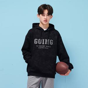 [에꼴리에] 남자 가을신상 빈티지전판프린트후드티(25C1404)