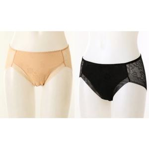 [와코루] 소프트하게 잡아주는 자카드 햄라인팬티 (WLGC310T)