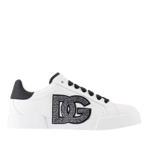 돌체앤가바나 가죽 로우탑 스니커즈 CK2341AI411 89697 BIANCO