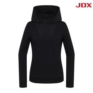 [JDX] 여성 패딩 패치 반집업 후드(X2TLU8460BK)