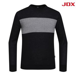 [JDX] 남성 워셔블 소프트 라운드 니트(X2SPU4351BK)