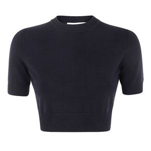 스포트막스 베티나 박시 크롭 반팔 스웨터 2522366021600 005