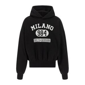 돌체앤가바나 플록 프린트 후드 티셔츠 G9BJGTG7PLP N0000