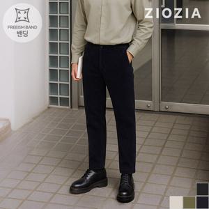 [지오지아] 테이퍼드 핏 코듀로이 허리밴딩 팬츠 (ABD4PP1102)