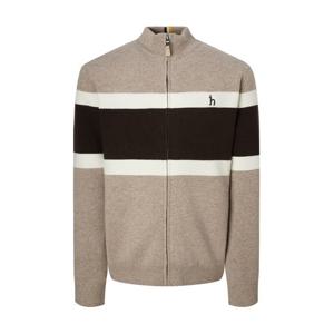 [헤지스]헤지스 베이지 컬러배색 울 집업니트 WHSW4D331I1