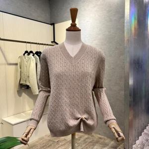 [ab.f.z]AOZ4HW47K_V넥 꽈배기 니트