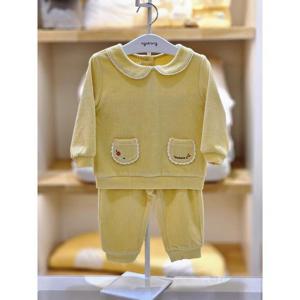 아가방 세이브존02 옐로우 골덴 밸로아 상하세트 02s723055