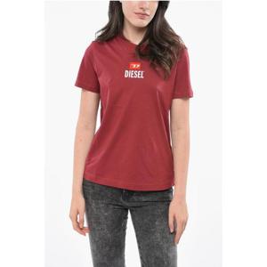 디젤 반팔 티셔츠 A19708 RDRDY 44D Burgundy