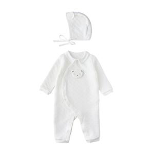 [밍크뮤]SC선물포장(아이보리)뮤뮤퀼팅SET우주복(35C7004111)신생아 백일돌선물용 외출우주복