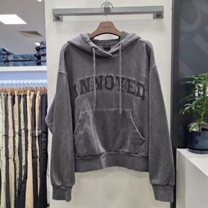 리트머스 HC12 피그먼트 기모 패치 후드티 LP4TF866-075