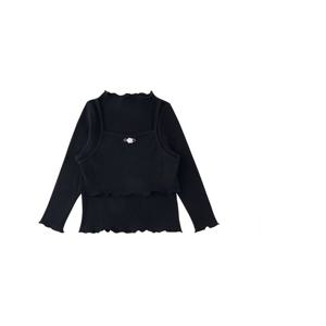 [룰라비][룰라비]25F블랙뷔스티에레이어드티셔츠(75A12-330-04)