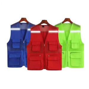 DS 4포켓 반사판 망사 조끼 현장 안전 작업조끼 DS 4포켓 반사판 망사 조끼 현장 안전 작업조끼